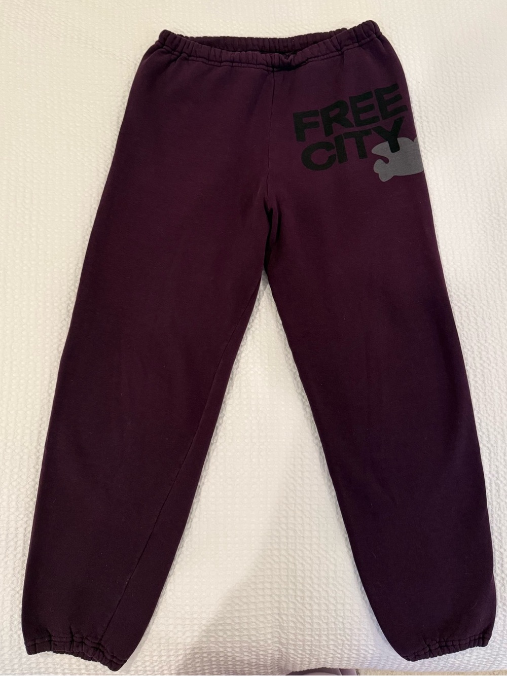 Free City Women’s Plum Logo Sweatpants- M